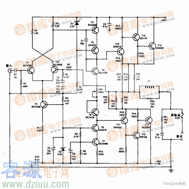 40W���w��Hi-Fi���ʷŴ����·