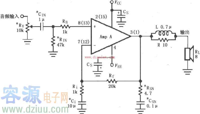 LM4765���l���ʷŴ��·ԭ��D