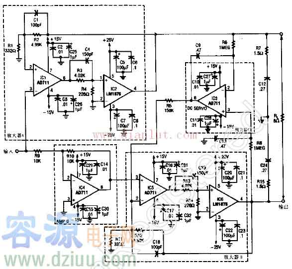 ����33W��ʽ�M�ϷŴ������·