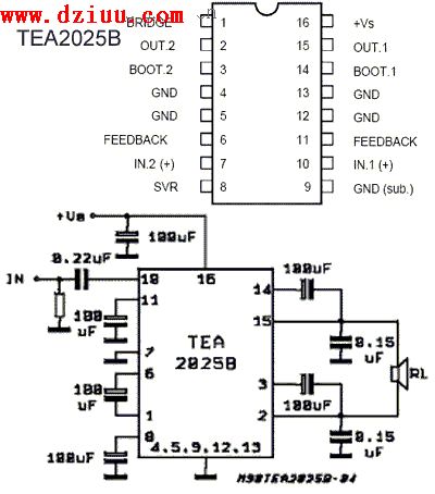 TEA2025B<a href=http://m.zskn.com.cn/gongfangdianlu/ target=_blank class=infotextkey>�����·</a>�D